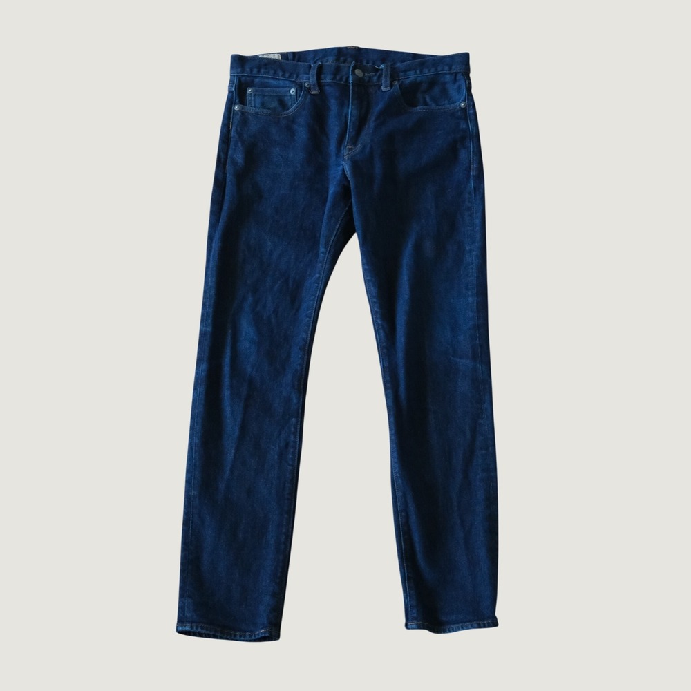 J.Crew 484 Slim Fit Jeans Dark Indigo Blue Denim Fits 32x29 Casual Classic - Picture 1 of 9